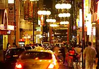 Taxi in Chinatown