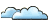 Mostly cloudy
