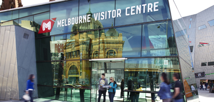 Visitors to Melbourne