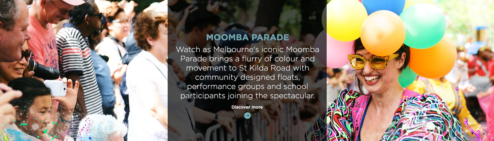 Enjoy the Moomba Parade Spectacular
